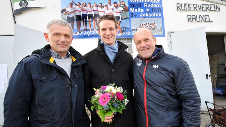 Ehrung für Malte Jakschik
