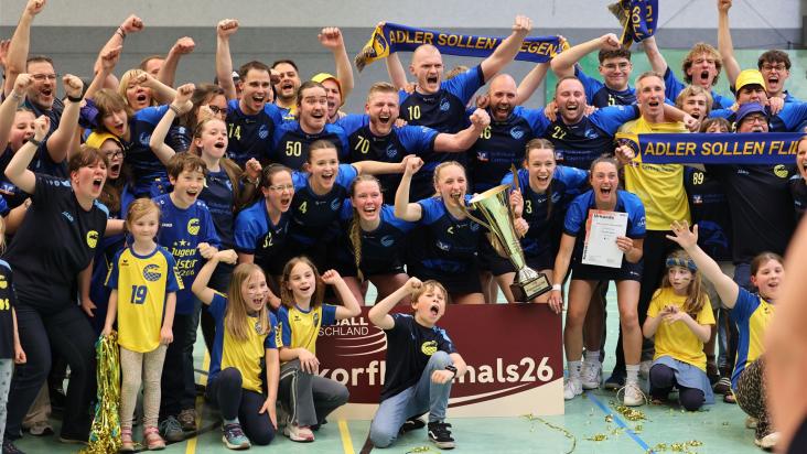 2026-05-10 Korfball Adler Rauxel Jubel DM 2026