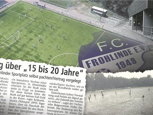2001: Sportplatz des FC Frohlinde stand auf der Kippe
