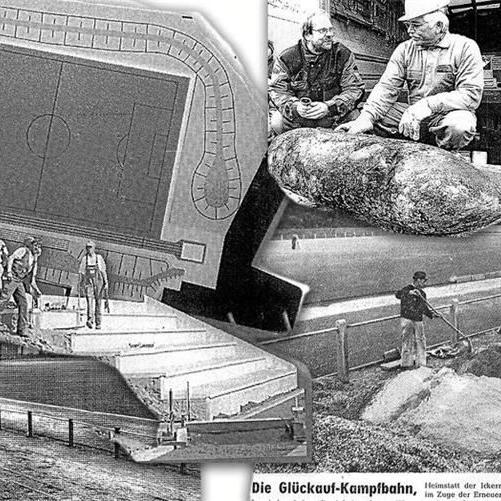 18. August 1967:  Die Renovierung der Glückauf-Kampfbahn