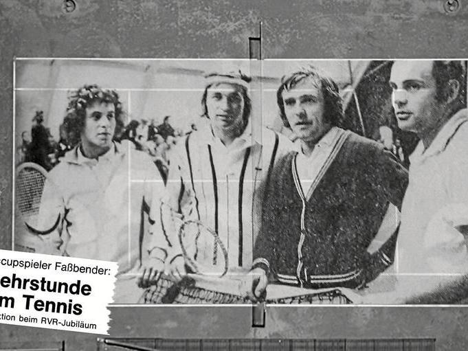 6. Oktober 1972:  RV Rauxel schaffte Satzgewinn gegen Tennis-Stars