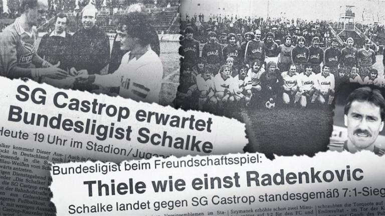 29. April 1981: Hauschild köpft das 1:0 gegen Schalke 04